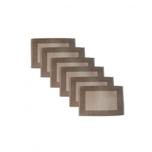 Generic Ribbed Cotton Place Mats Sets (Beige)