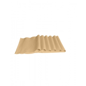 Generic Ribbed Cotton Place Mats Sets (Beige)
