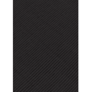 Generic Ribbed Cotton Place Mats Sets (Black)