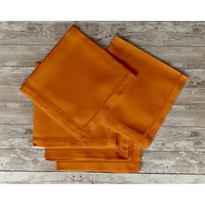 Generic Solid Cotton Napkins Sets ( Orange)