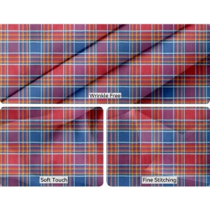 Generic Checked Cotton Checks Table Cloth (Multicolor)