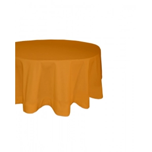 Generic Solid Cotton Plain Table Cloth (Orange)