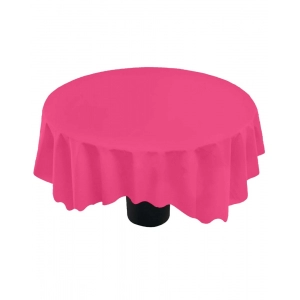 Generic Solid Cotton Plain Table Cloth (Pink)