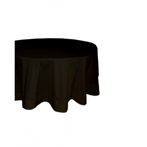 Generic Solid Cotton Plain Table Cloth (Black)