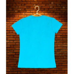 Generic Girl's Casual Short Sleeve Pom Pom Balls Cotton T Shirt (Blue)