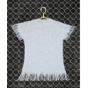 Dropship Girl's Casual Short Sleeve Printed Cotton T Shirt (Grey)