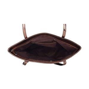 Generic Women's Synthetic Solid Shoulder Bag (Copper)