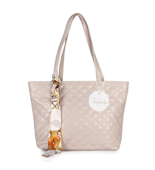 Women's Polyurethane Textured  Shoulder Bag (lavender)