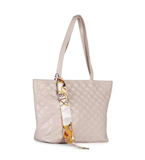 Women's Polyurethane Textured  Shoulder Bag (lavender)