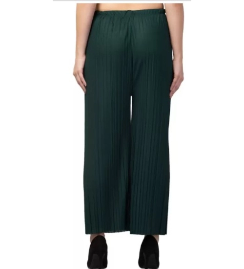 Women's Casual Cotton Blend Striped Bottomwear (Blue)