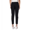 Dropship Women's Casual Cotton Lycra Solid Trouser Pants (Black)