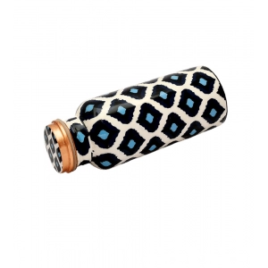 Generic Copper Printed Water Bottle 500Ml (Blue)