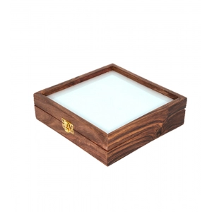 Generic Wooden Spice Box With 9 Compartment For Kitchen (Brown)