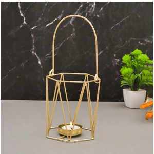 Generic Metal Tea Light Candle Holder (Gold)