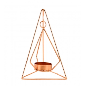 Generic Metal Tea Light Candle Holder (Rose Gold)