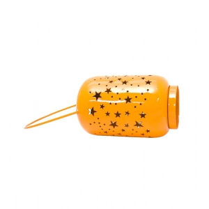 Generic Blissful Decor Cylinderical Stars Pattern Home Decoration (Yellow)