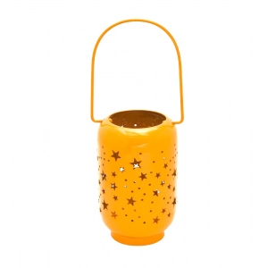 Generic Blissful Decor Cylinderical Stars Pattern Home Decoration (Yellow)