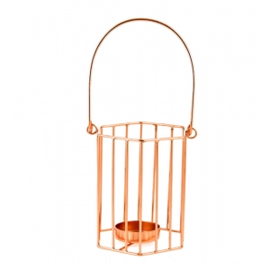 Generic Metal Tea Light Candle Holder (Rose Gold)