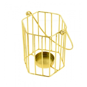 Generic Metal Tea Light Candle Holder (Gold)