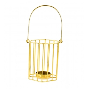 Generic Metal Tea Light Candle Holder (Gold)