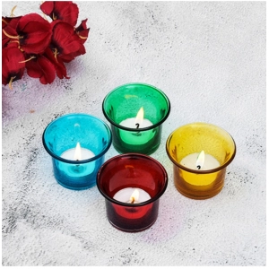 Generic Decorative Tea Light Holder Votive (Multicolor)