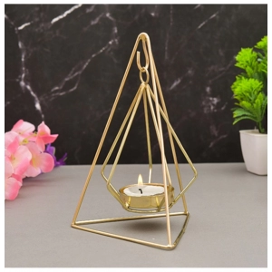 Generic Metal Tea Light Candle Holder (Gold)