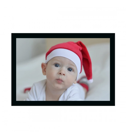 Baby Photo Painting with Synthetic Photo Frame (Multicolor)