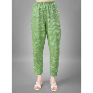Generic Women's Casual 3-4 th Sleeve Embroidery Rayon Kurti Pant Dupatta Set (Green)