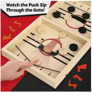 Generic Wood Hockey Table Board Games (Wood Color)