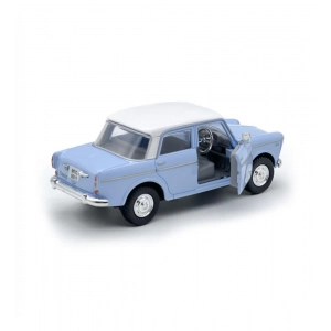 Generic Plastic Old Model Fiat Openable Doors Pull Back Action Collectible Car (Sky blue)