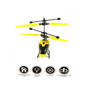 Generic Plastic Radio Remote Control Hand Sensor Helicopter With Usb Charging (assorted)