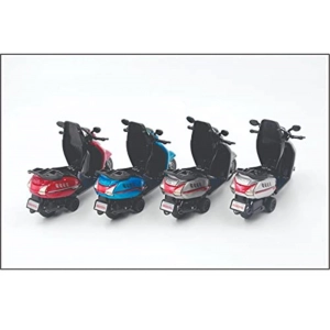 Generic Plastic Pullback Activa Scooter (White)