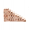 Dropship Plastic 48 Pcs 3 Dice Challenging Wooden Blocks Board Games (Wood Color)