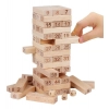 Dropship Plastic 48 Pcs 3 Dice Challenging Wooden Blocks Board Games (Wood Color)