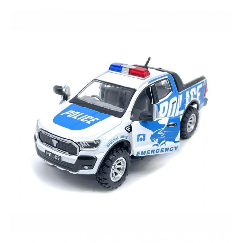Generic Plastic Police Car For Kids (White)
