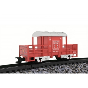 Generic Plastic Choo Choo Train Small Cargo Battery Operated Flash Light And Sound Vintage Train Track Set With Locomotive Engine (Multicolor)