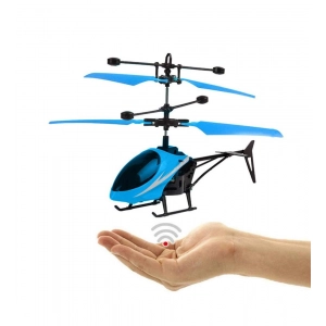 Generic Plastic Radio Remote Control Hand Sensor Helicopter With Usb Charging (assorted)