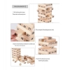 Dropship Plastic 48 Pcs 3 Dice Challenging Wooden Blocks Board Games (Wood Color)
