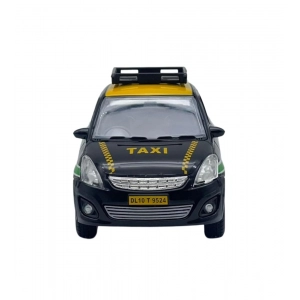 Generic Plastic Ola Uber Swift Taxi Model Openable Doors Pull Back Action Car For Kids (Black)