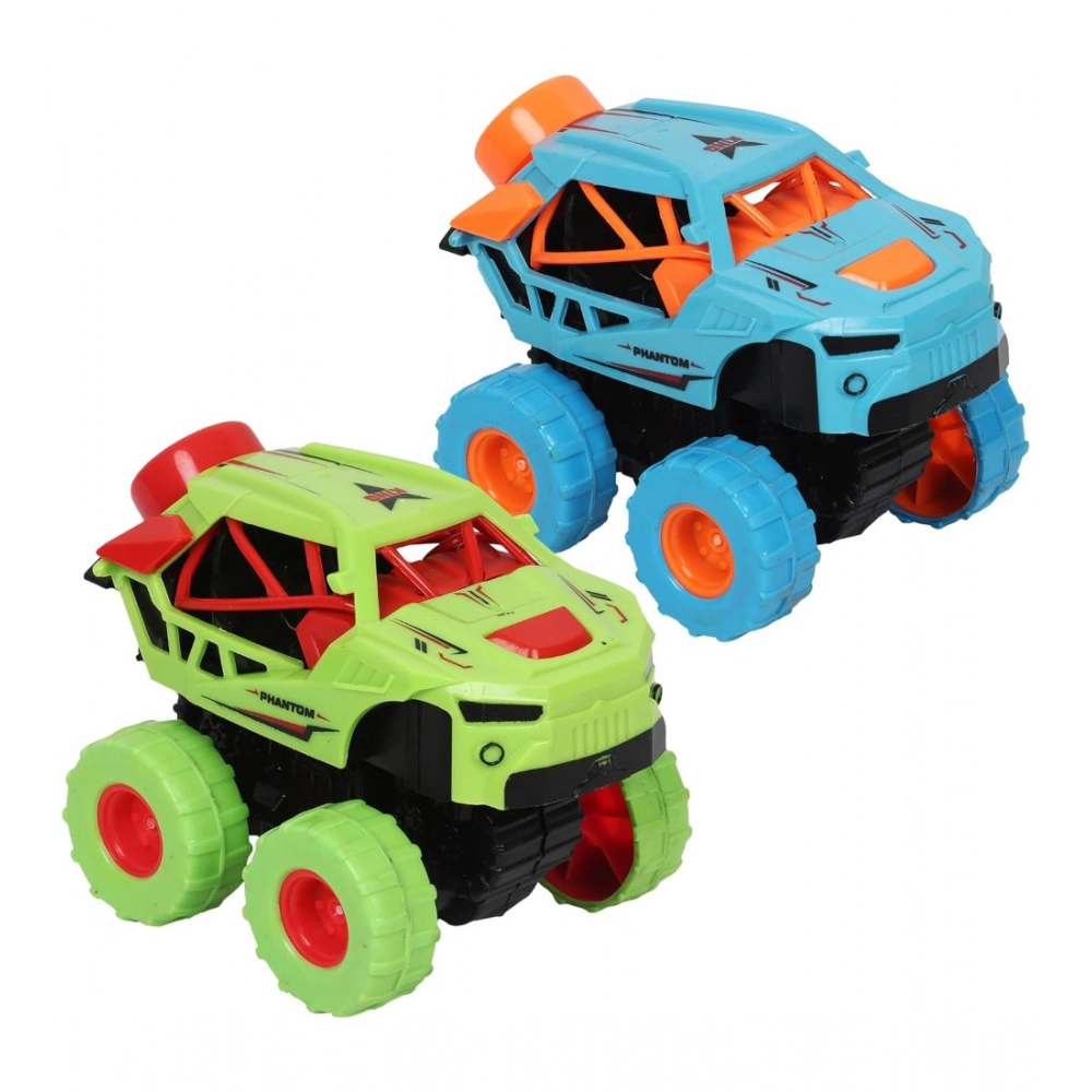 Dropship Plastic Friction Powered Monster Truck Push  Go Off Road Car (Assorted)