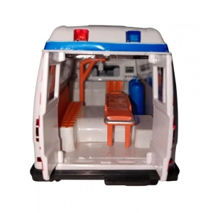 Generic Plastic Ambulance Emergency Medical Technicians Bus Suv Car (White)