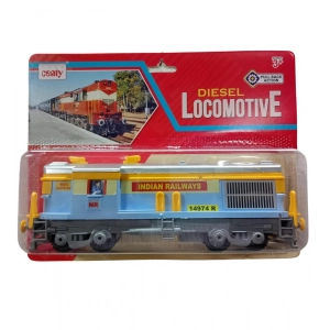 Generic Plastic 8 Wheels Engine With Pull Back Action Train (Multicolor)