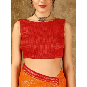 Generic Women's Zomto Bandhini Saree With Unstitched Blouse (Yellow, 5-6 Mtrs)