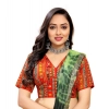 Women's Cotton Blend Plain Readymade Blouse (Red, Size: Free Size) Women's Cotton Blend Plain Readymade Blouse (Red, Size: Free Size)