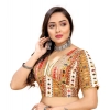 Women's Cotton Blend Plain Readymade Blouse (White, Size: Free Size) Women's Cotton Blend Plain Readymade Blouse (White, Size: Free Size)