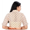 Women's Cotton Blend Checks Readymade Blouse (Beige, Size: Free Size) Women's Cotton Blend Checks Readymade Blouse (Beige, Size: Free Size)
