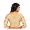 Women's Satin Floral Readymade Blouse (Beige, Size: Free Size) Women's Satin Floral Readymade Blouse (Beige, Size: Free Size)