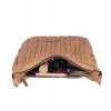 Women's Faux Leather Textured Handbag (Beige) Women's Faux Leather Textured Handbag (Beige)