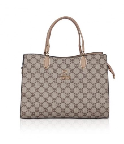 Women's Faux Leather Printed Handbag (Hilver)