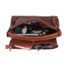 Women's Faux Leather Solid Sling Bag (Brown) Women's Faux Leather Solid Sling Bag (Brown)